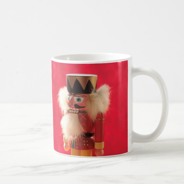 Nutcracker auf Rot Kaffeetasse (Rechts)