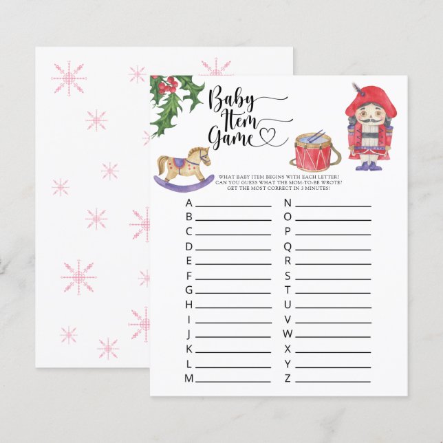 Nutcracker - Baby Item Game (Vorne/Hinten)