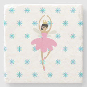 Nutcracker Ballerina Fairy Illustration Steinuntersetzer