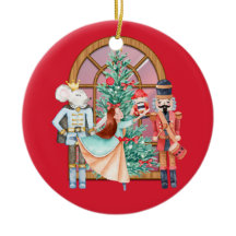 Nutcracker Ballerina Mouse King Red Personalisiert