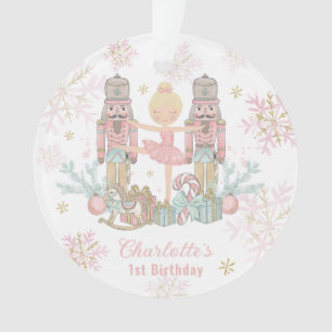 Nutcracker Ballet Blush Pink 1er anniversaire