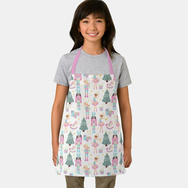 Nutcracker Ballet Christmas Girls – Holiday Kids Schürze (Insitu)