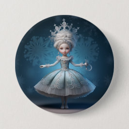 Nutcracker Ballet Fashion-Snow Queen Button