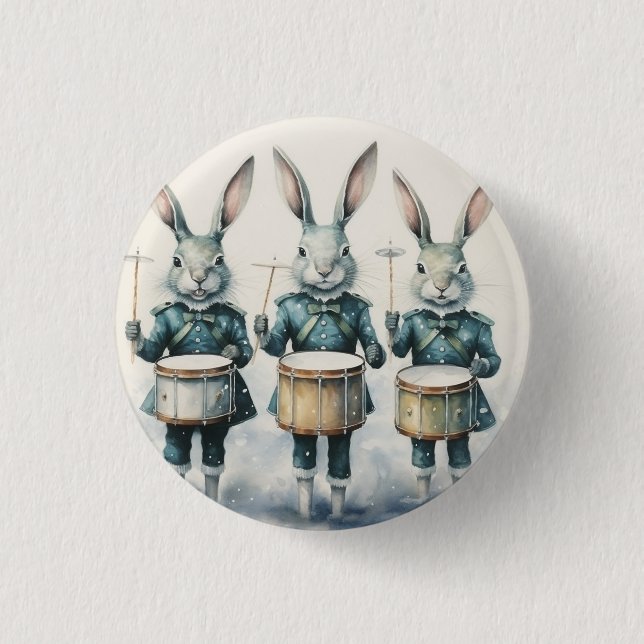 Nutcracker Ballet, Hare Drummers Button (Vorderseite)