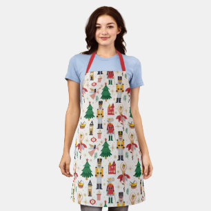 Nutcracker Ballet Holiday Pattern Schürze