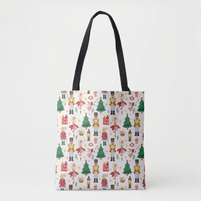 Nutcracker Ballet Holiday Pattern Tasche (Vorderseite)