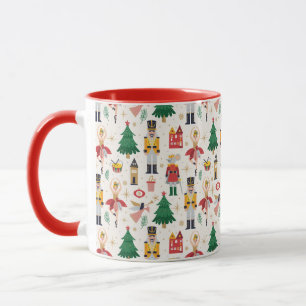 Nutcracker Ballet Holiday Pattern Tasse
