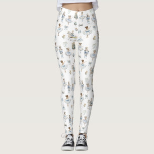 Nutcracker Ballet Muster Weihnachten Leggings