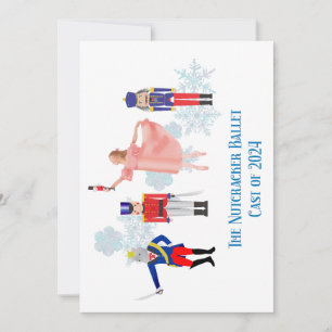 Nutcracker Ballet Notecards Einladung