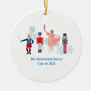 Nutcracker Ballet Notecards Keramik Ornament