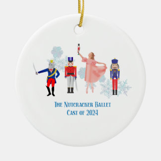 Nutcracker Ballet Notecards Keramik Ornament
