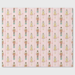 Nutcracker Ballet Pink Ballerina Weihnachten Geschenkpapier