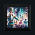 Nutcracker Ballet Weihnachtsweih Ballerina Erinnerungskiste<br><div class="desc">Nutcracker Ballet Watercolor Weihnachten Ballerina Festtage Geschenkboxen bietet ein traditionelles Weihnachtsballett mit Ballerina und Nutcracker. Ideal für Weihnachtsgeschenke,  Weihnachtsdekoration,  Feierlichkeiten und vieles mehr. Erstellt von Evco Studio www.zazzle.com/store/evcostudio</div>