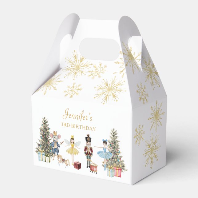 Nutcracker Birthday Party Geschenkschachtel (Vorderseite)