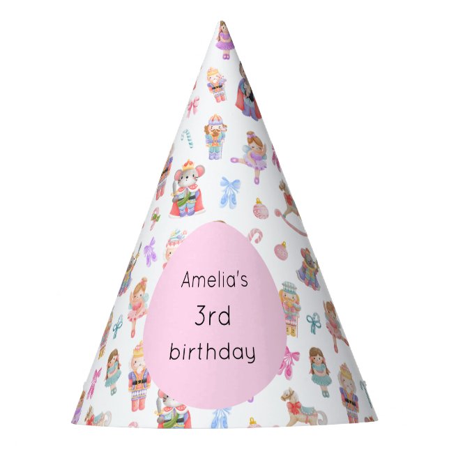 Nutcracker Birthday Partyhütchen (Vorderseite)