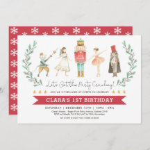 Nutcracker Birthday Sugar Plum Fee Weihnachten