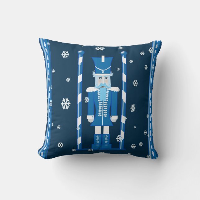 Nutcracker blau kissen (Vorderseite)
