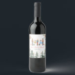 Nutcracker Christmas Brautparty Tee Weinetikett<br><div class="desc">Nutcracker Christmas Brautparty Tea Wine Label Alle Formulierungen können angepasst werden</div>
