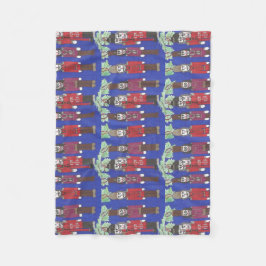 Nutcracker Christmas Fleecedecke