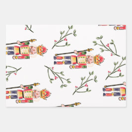 Nutcracker Christmas Geschenkpapier Set