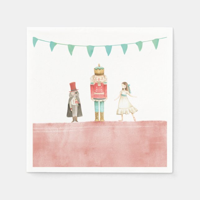 Nutcracker Christmas Napkins Serviette (Vorderseite)
