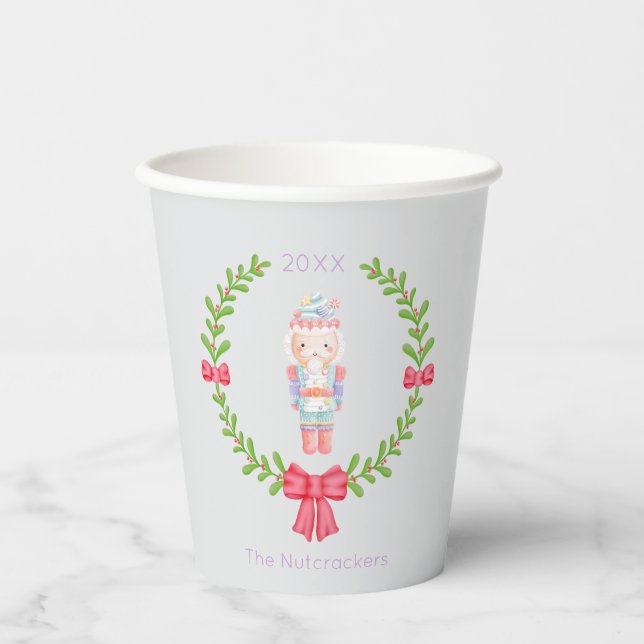 Nutcracker Christmas Pappbecher (Vorderseite)