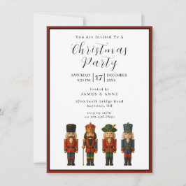 Nutcracker Christmas Party Invitation