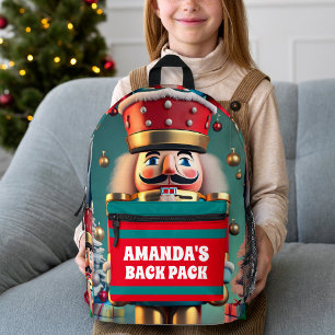 Nutcracker Christmas Personalisiert Kids Bedruckter Rucksack