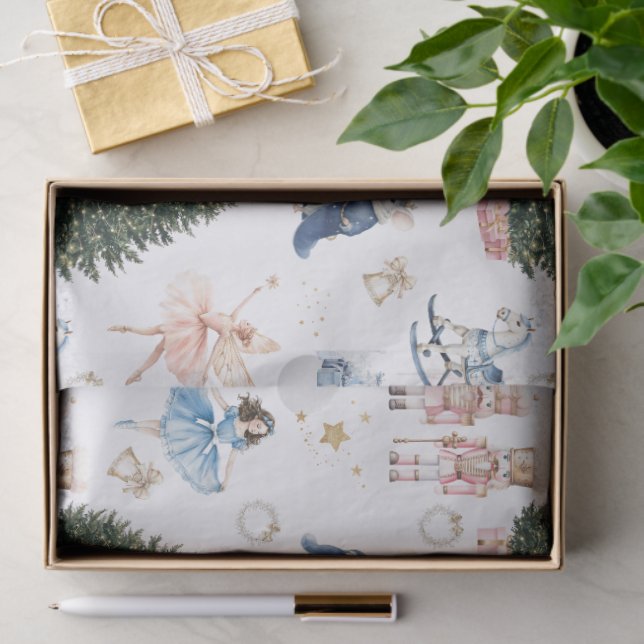 Nutcracker Christmas Seidenpapier (Geschenk)