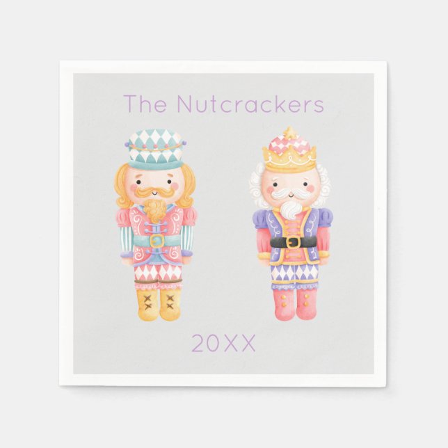 Nutcracker Christmas Serviette (Vorderseite)