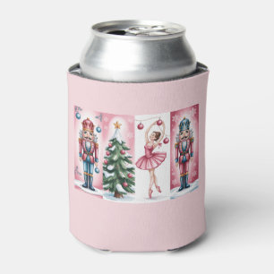Nutcracker Christmas Watercolor Girly Festival Dosenkühler
