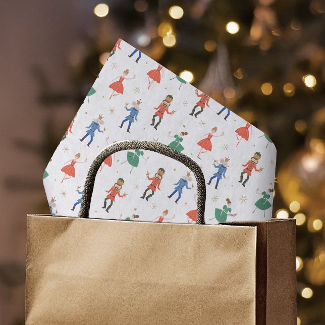 Nutcracker Cocktail Party Christmas Seidenpapier (Von Creator hochgeladen)