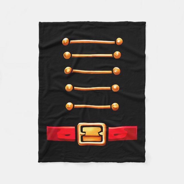 Nutcracker Costume Matching Toy Solider Women Kids Fleecedecke (Vorderseite)