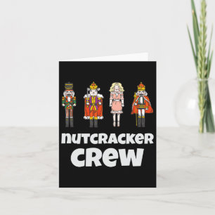 Nutcracker-Crew passt zu Weihnachtsjunge Männer Ge Karte