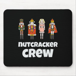 Nutcracker-Crew passt zu Weihnachtsjunge Männer Ge Mousepad