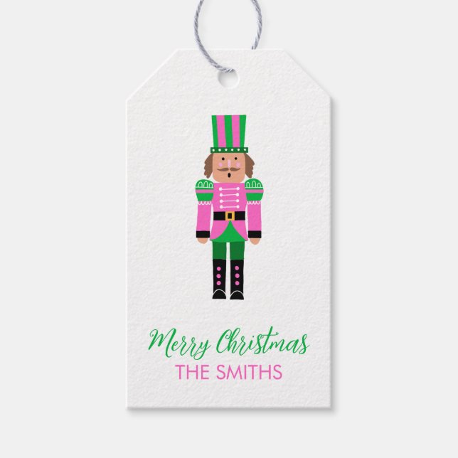 Nutcracker Custom Gift Tags Geschenkanhänger (Vorderseite)
