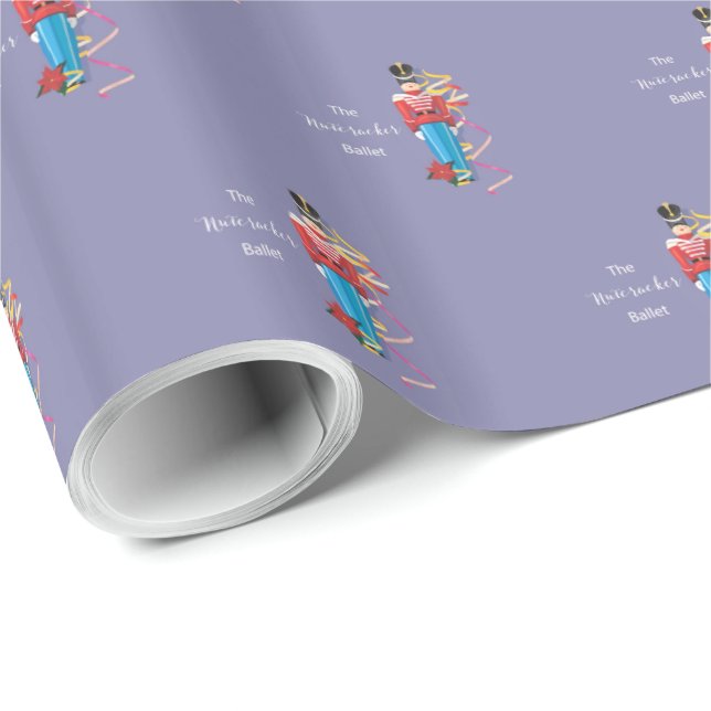 Nutcracker Dance Ballet Performance Congratulation Geschenkpapier (Rolleneckpunkt)