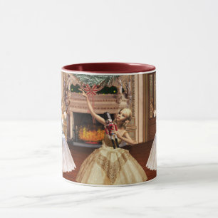 Nutcracker Dancing Ballerinas Holiday Tasse