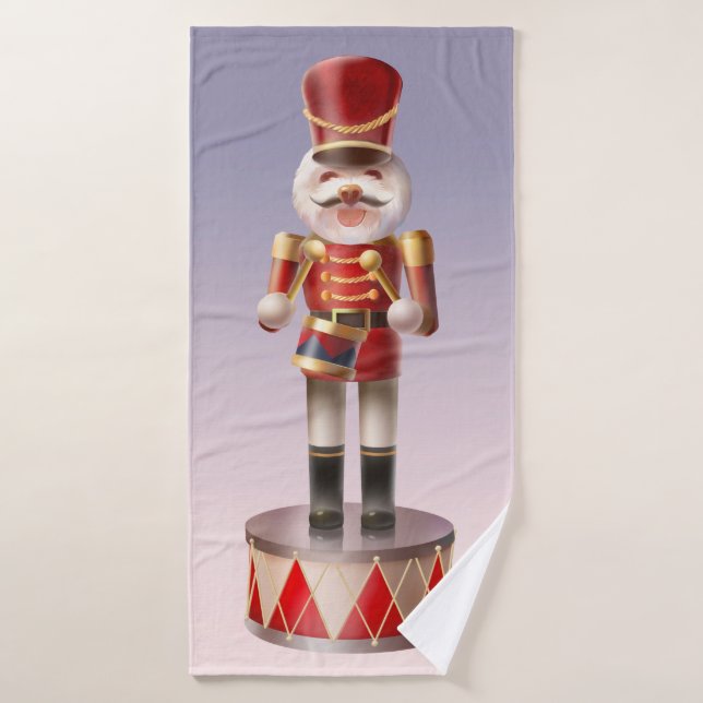 Nutcracker Dog Soldier Badehandtuch (Badehandtuch)