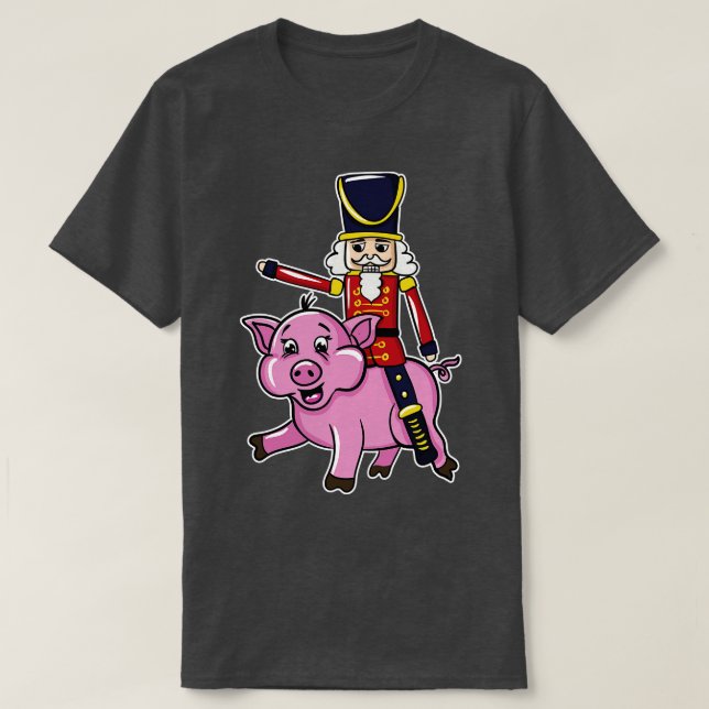 Nutcracker Doll Riding T-Shirt (Design vorne)