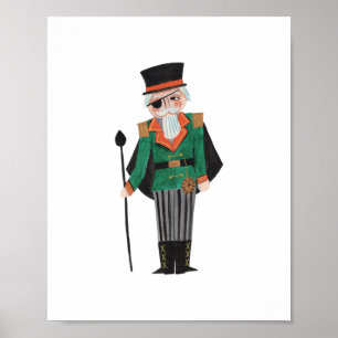 Nutcracker Drossel Poster Art Print