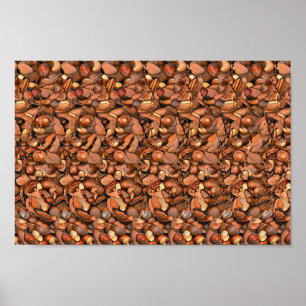 Nutcracker Eichhörnchen - Versteckter 3D-Druck Poster