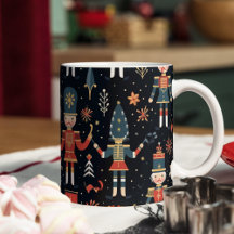 Nutcracker Elegance Festive Pattern Collection"