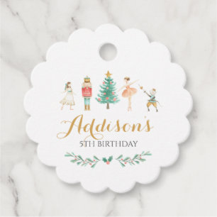 Nutcracker Favor Tag, Sugar Plum Fairy Favor Tag Geschenkanhänger