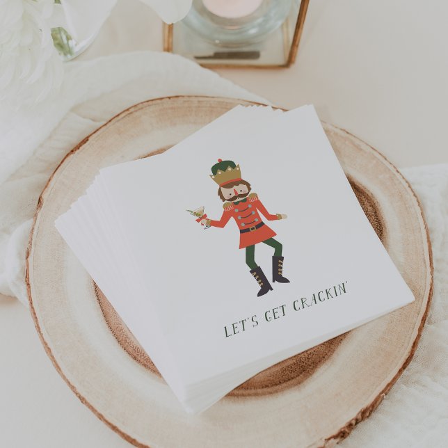 Nutcracker-Feiertagscocktailparty Serviette (Von Creator hochgeladen)