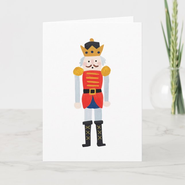 Nutcracker Feiertagskarte (Vorderseite)