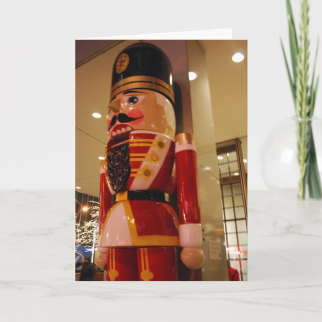 Nutcracker Feiertagskarte (Vorderseite)