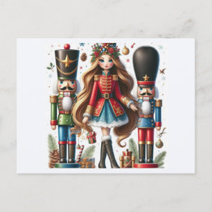 Nutcracker Feiertagspostkarte