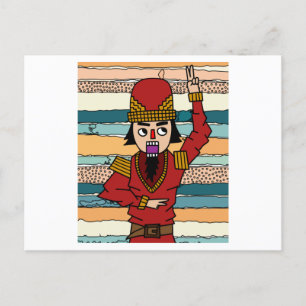 Nutcracker Figures Walnuss Postkarte