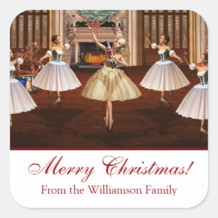 Nutcracker Frohe Weihnachtsgeschenke Stickers